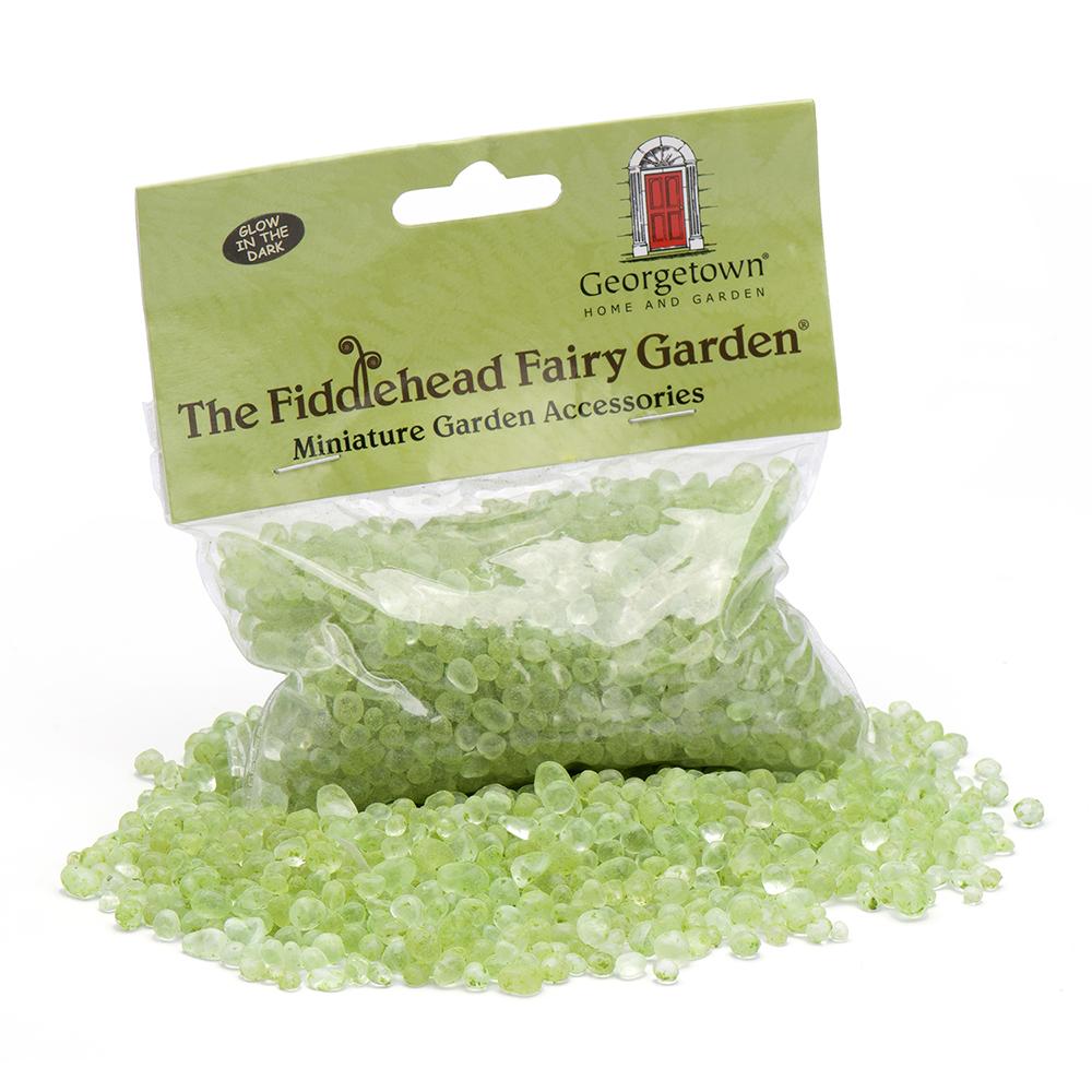 Glow-In-The-Dark Glass Pebbles