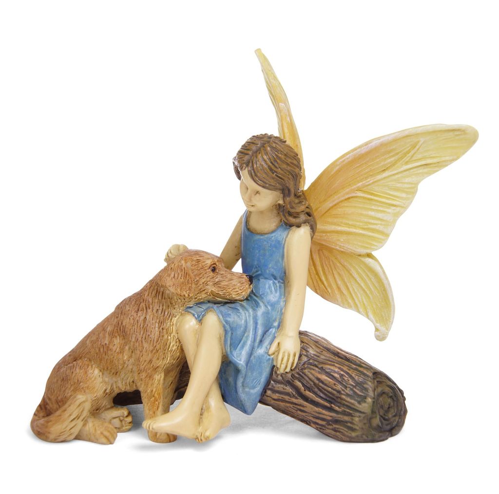 Good Dog Fairy - Miniature Fairy Garden Figurine