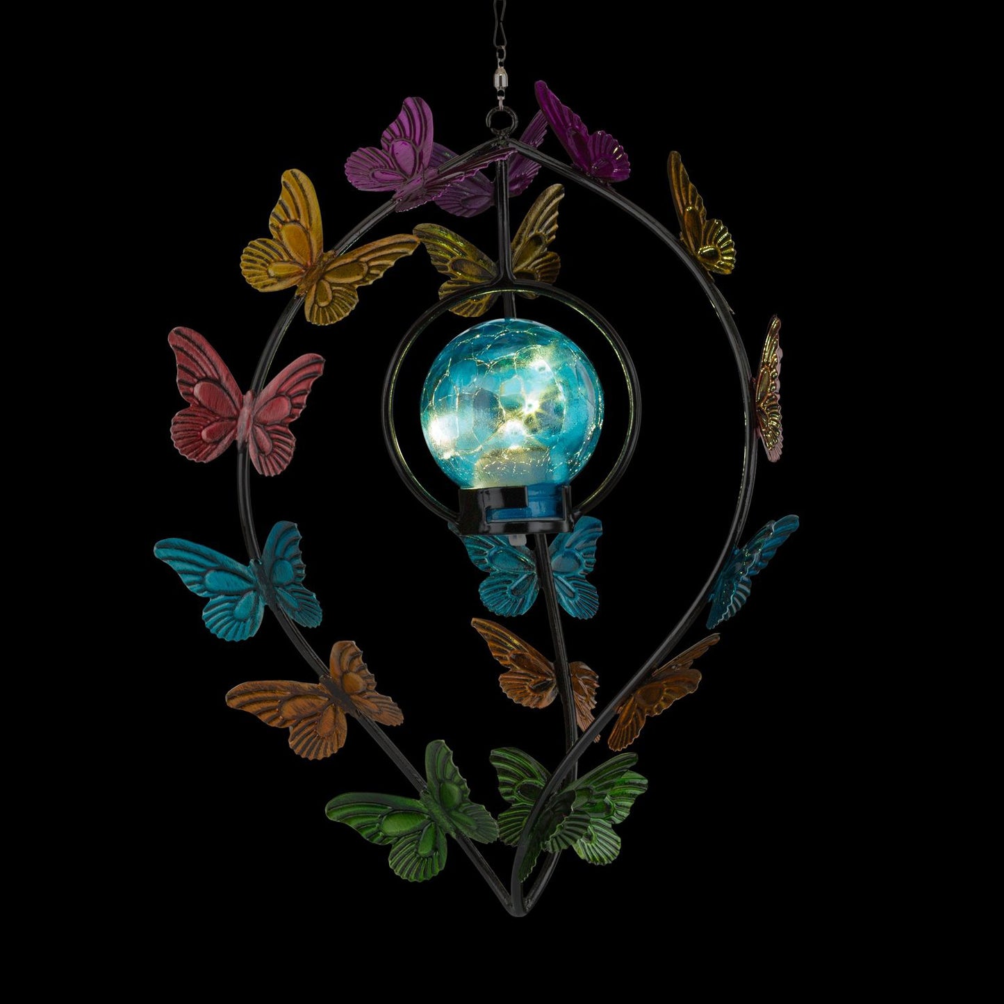 Butterfly Hanging Solar Garden Lantern