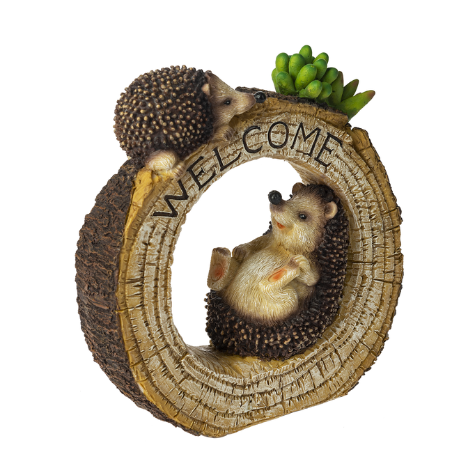 Welcome Hedgehog Figurine