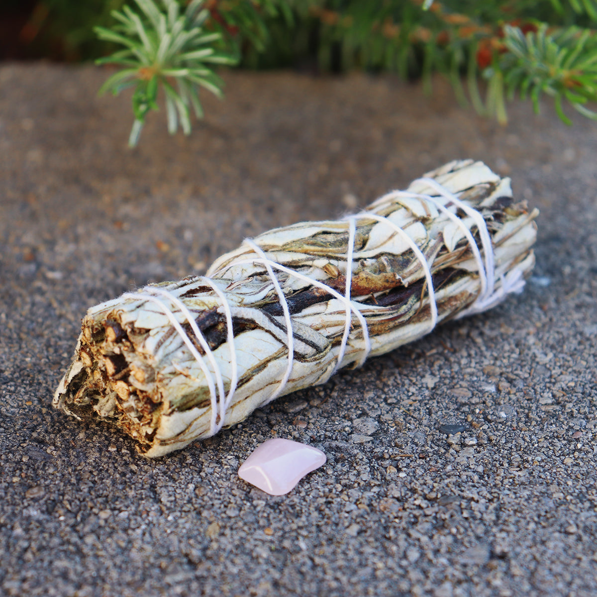 Yerba Santa Sage Smudge with Rose Quartz