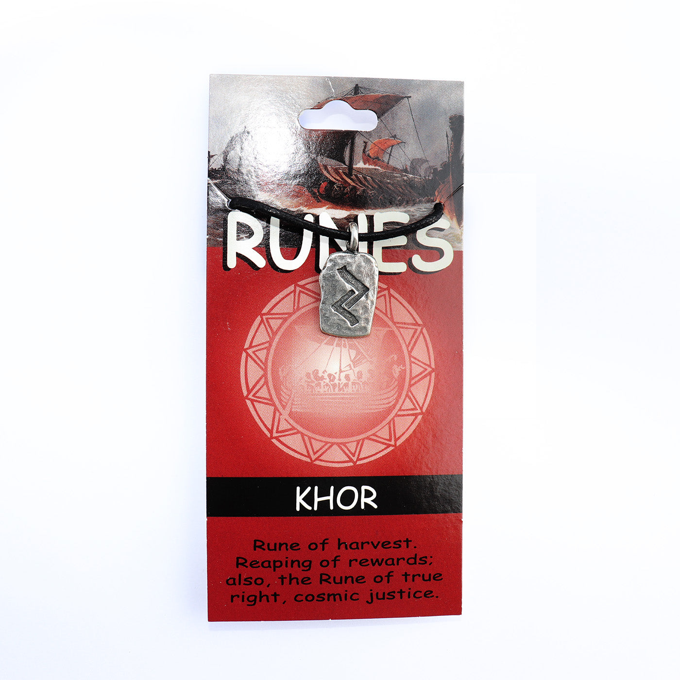 Runes Pendant Necklace • Khor (Harvest)