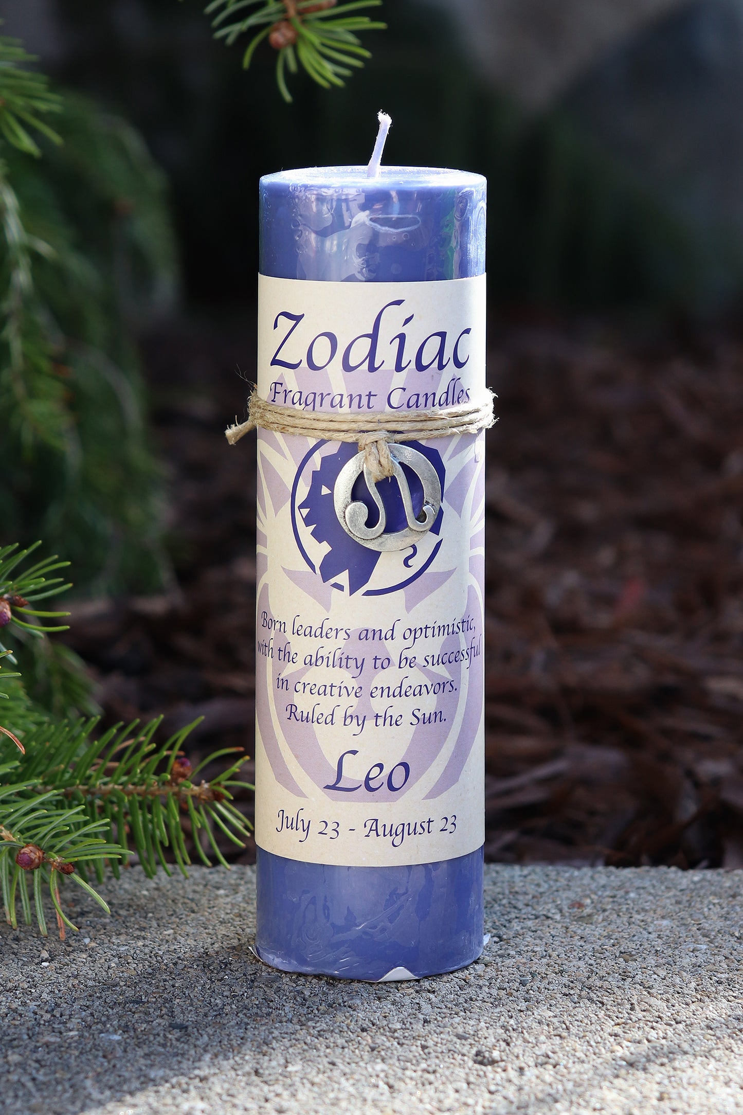 Leo Zodiac Pendant Candle