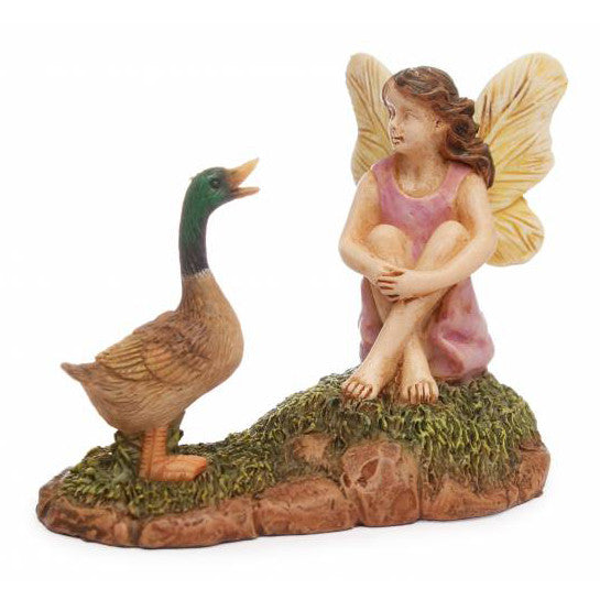 Morning Conversations Fairy - Miniature Fairy Garden Accessory