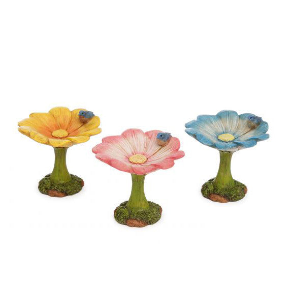 Flower Birdbath