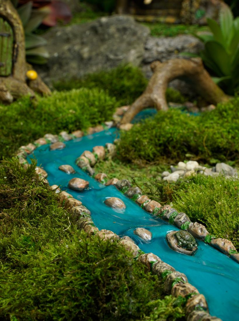 Straight River – Fairy Garden & Miniature Landscaping Accessory