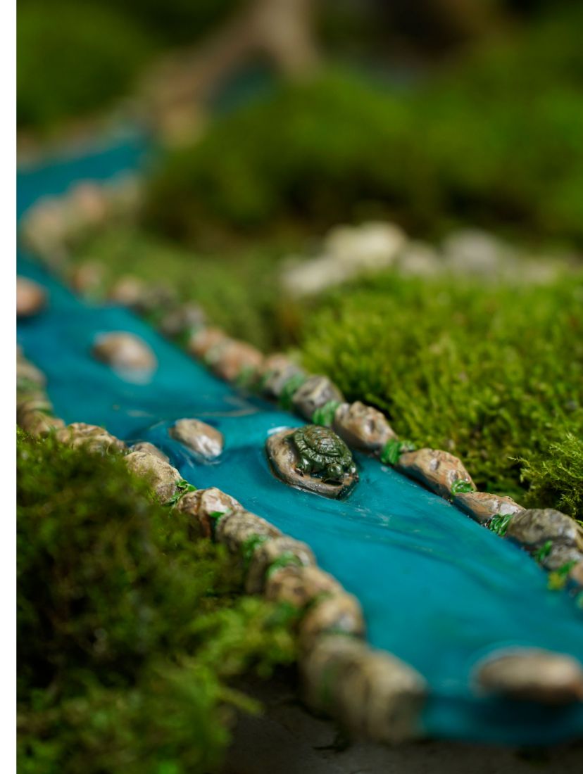 Straight River – Fairy Garden & Miniature Landscaping Accessory