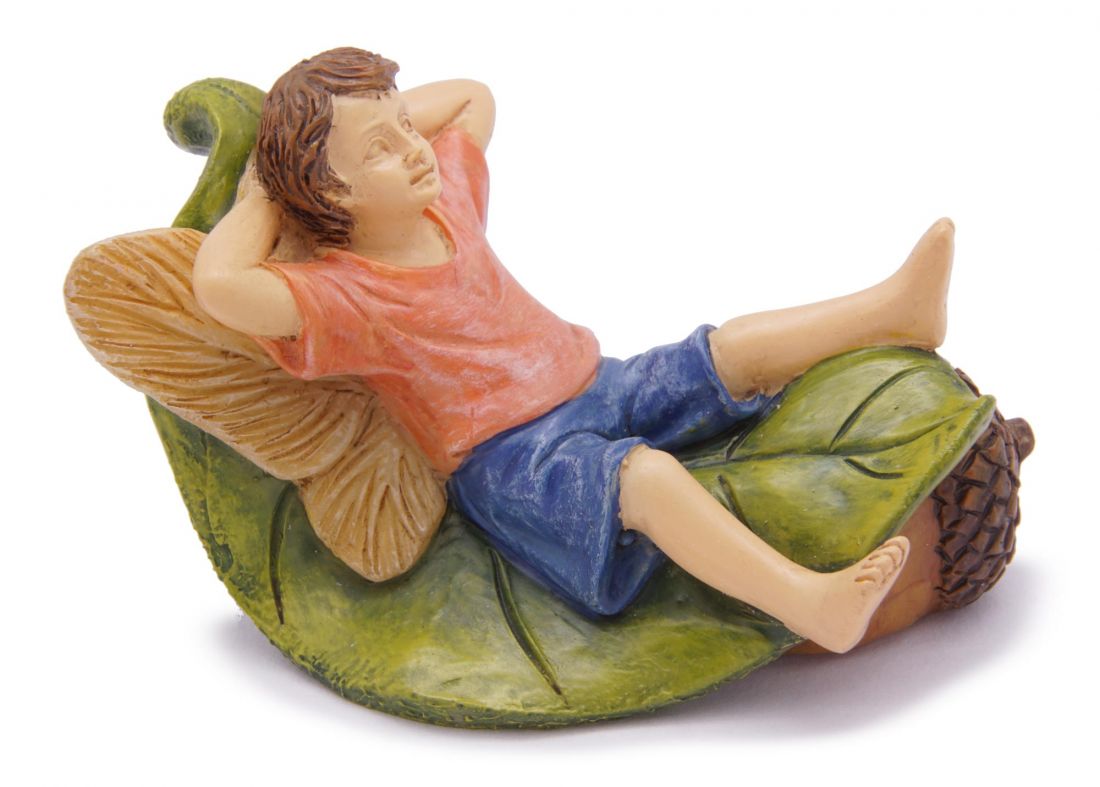 Lazy Day Fairy - Miniature Fairy Garden Accessory