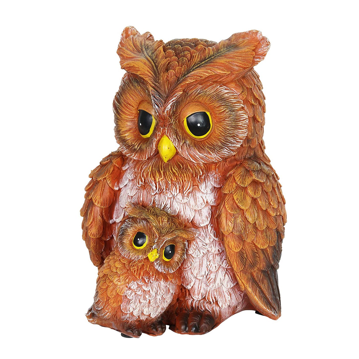 Mother & Baby Owl Garden Statue