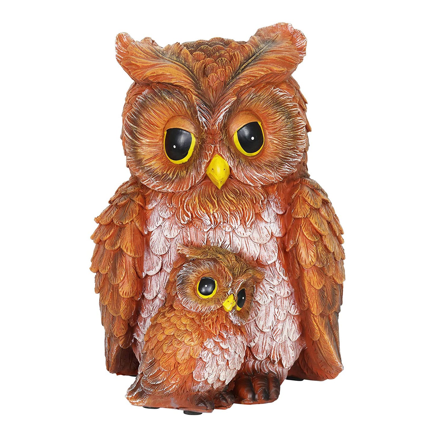 Mother & Baby Owl Garden Statue