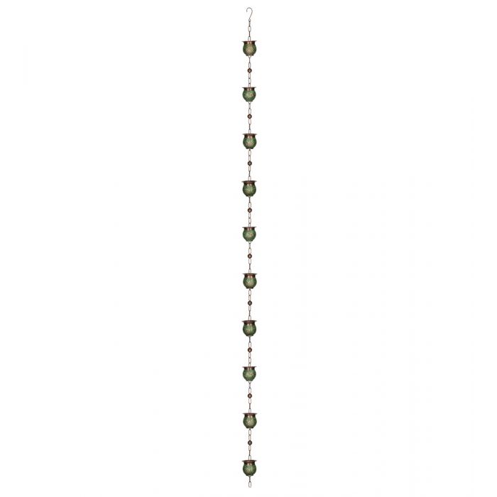 Patina Pot Rain Chain