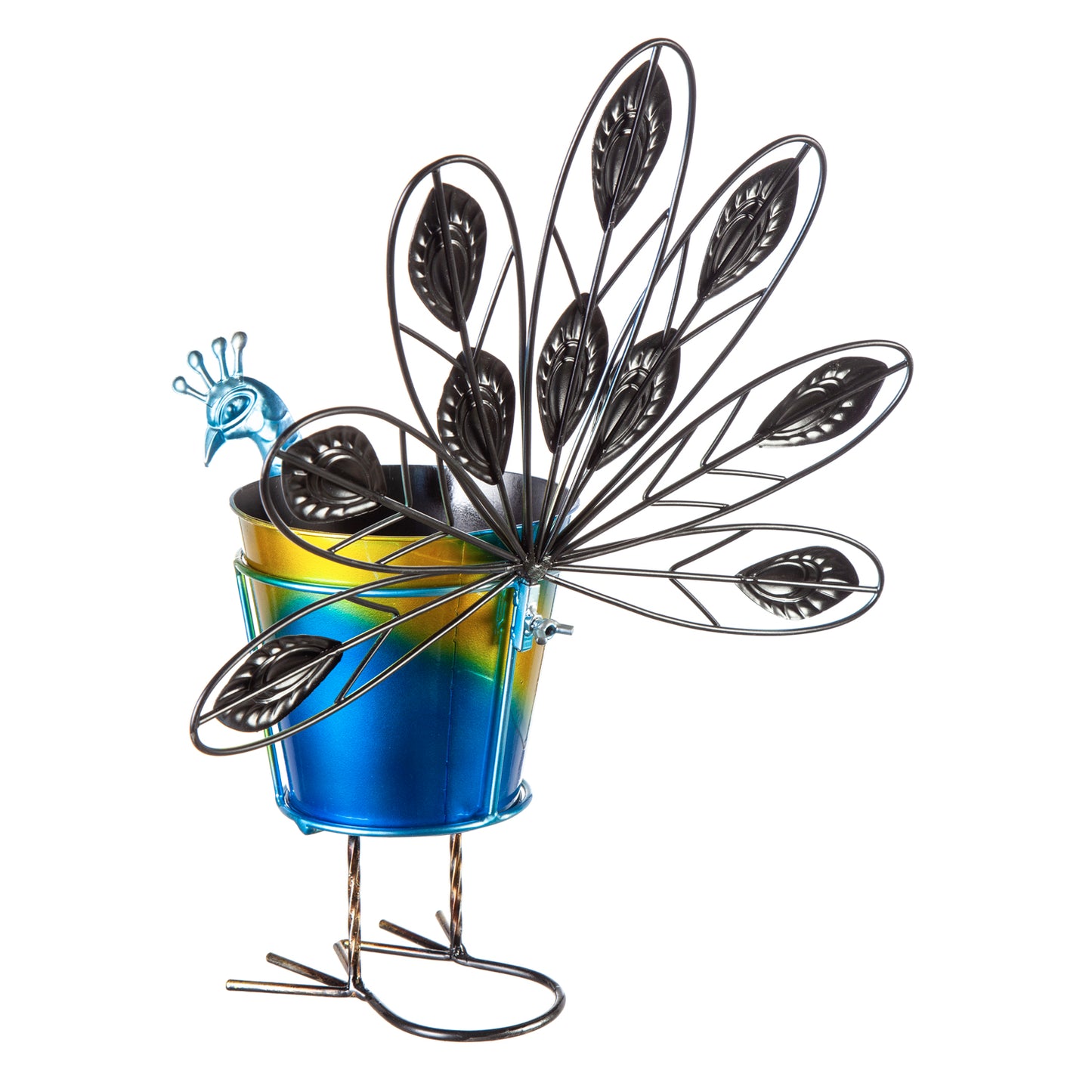 Peacock Plant Pot Holder