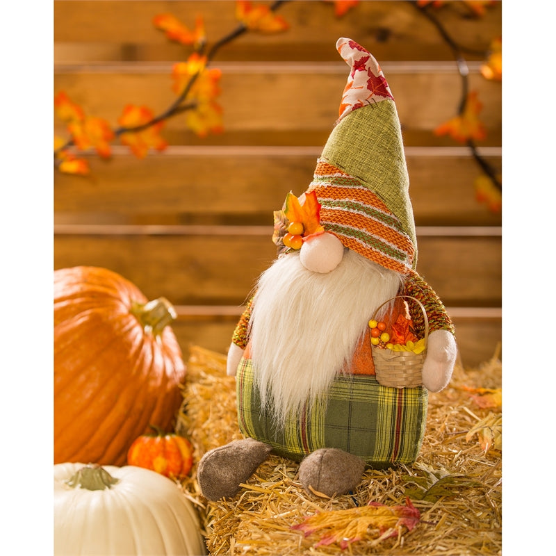 Plush Harvest Gnome Décor