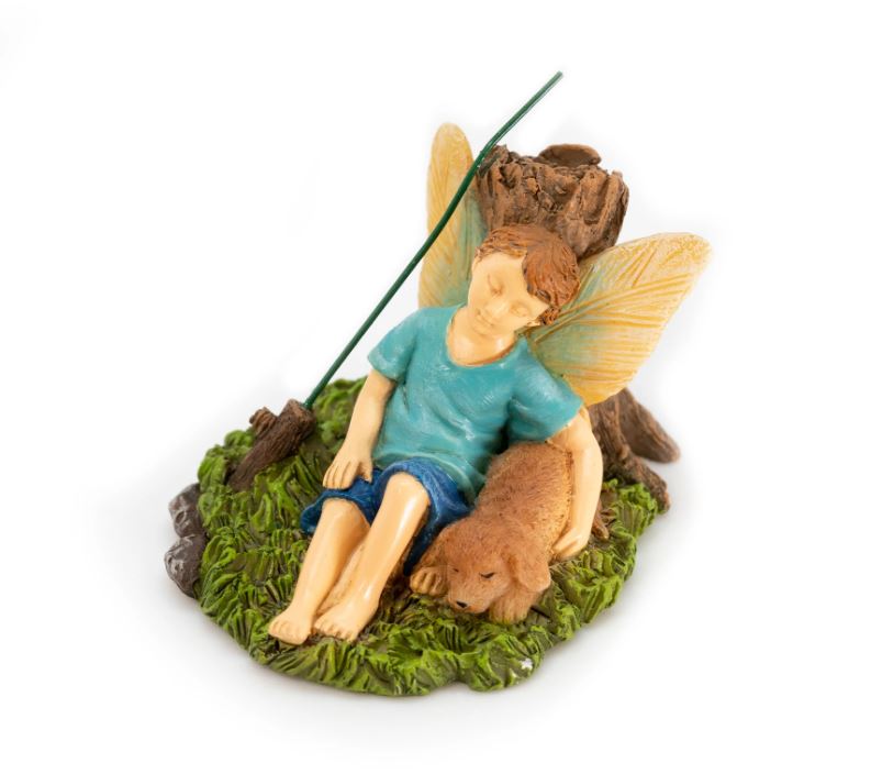 Nap Time Fairy - Miniature Fairy Garden Accessory