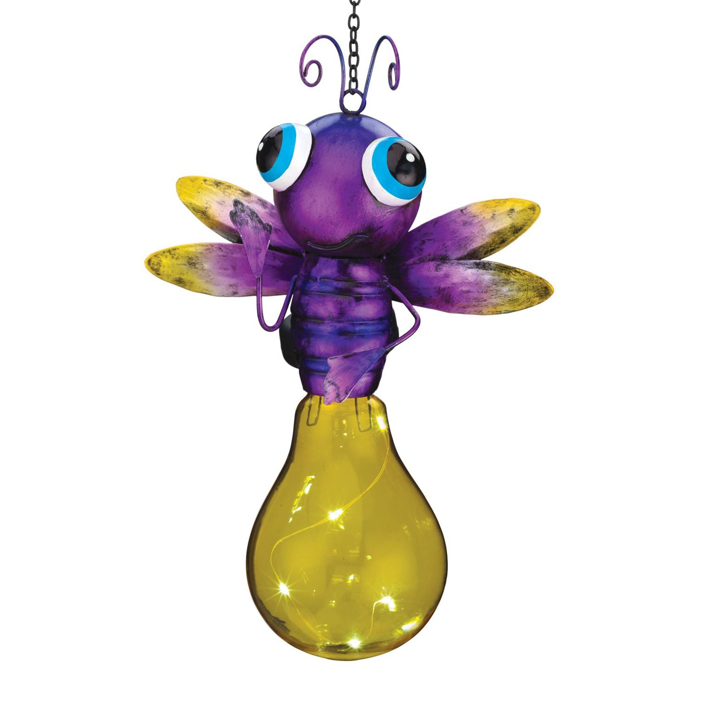 Yellow Firefly Solar Garden Lantern