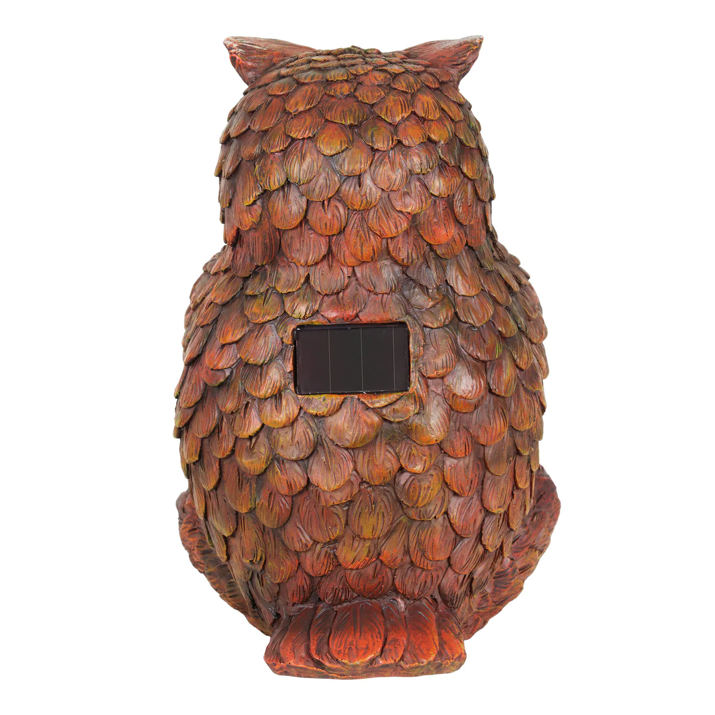 Solar Garden Owl Holding Firefly's