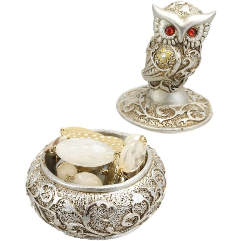 Steampunk Owl Trinket Box