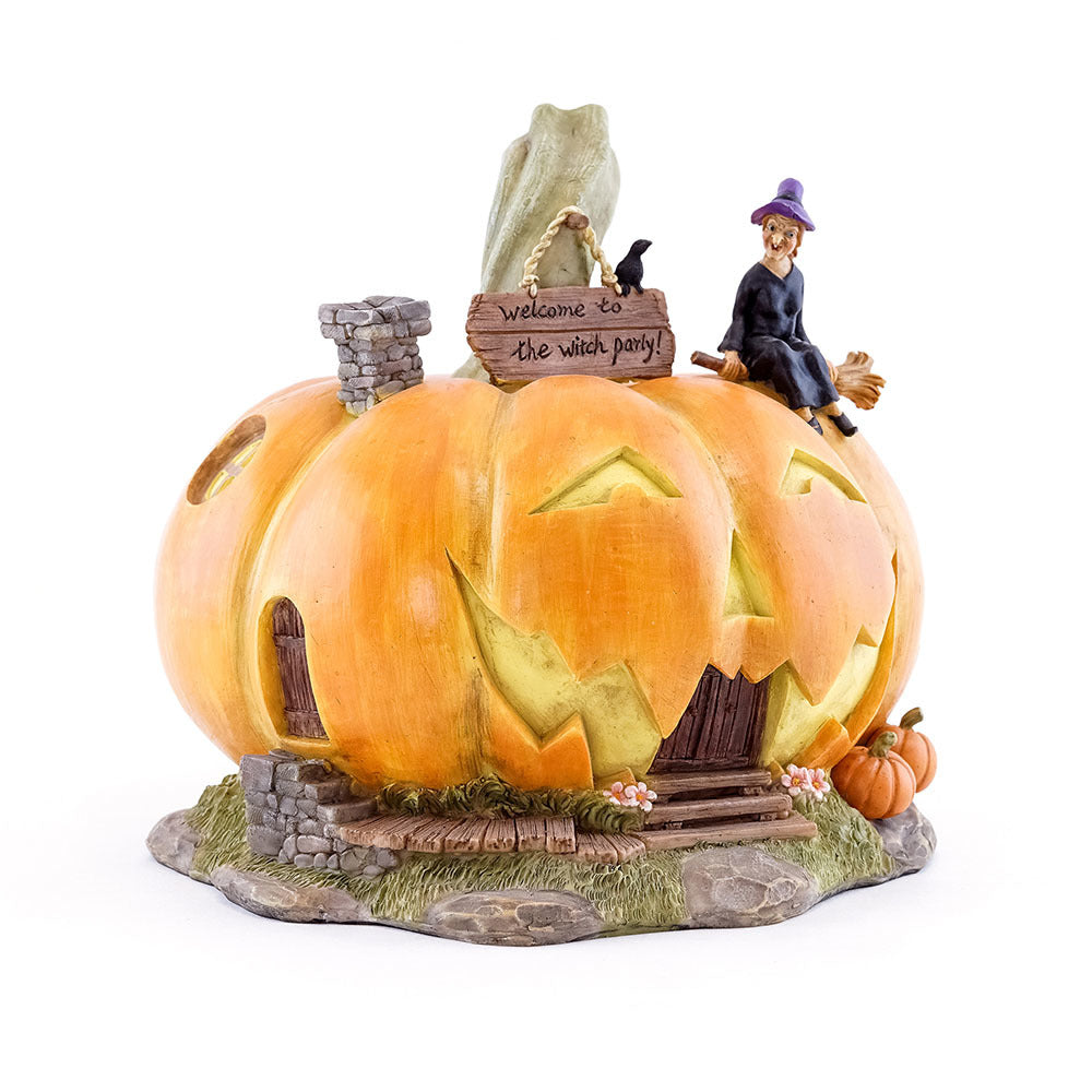 Witch Party Halloween Jack o' Lantern House