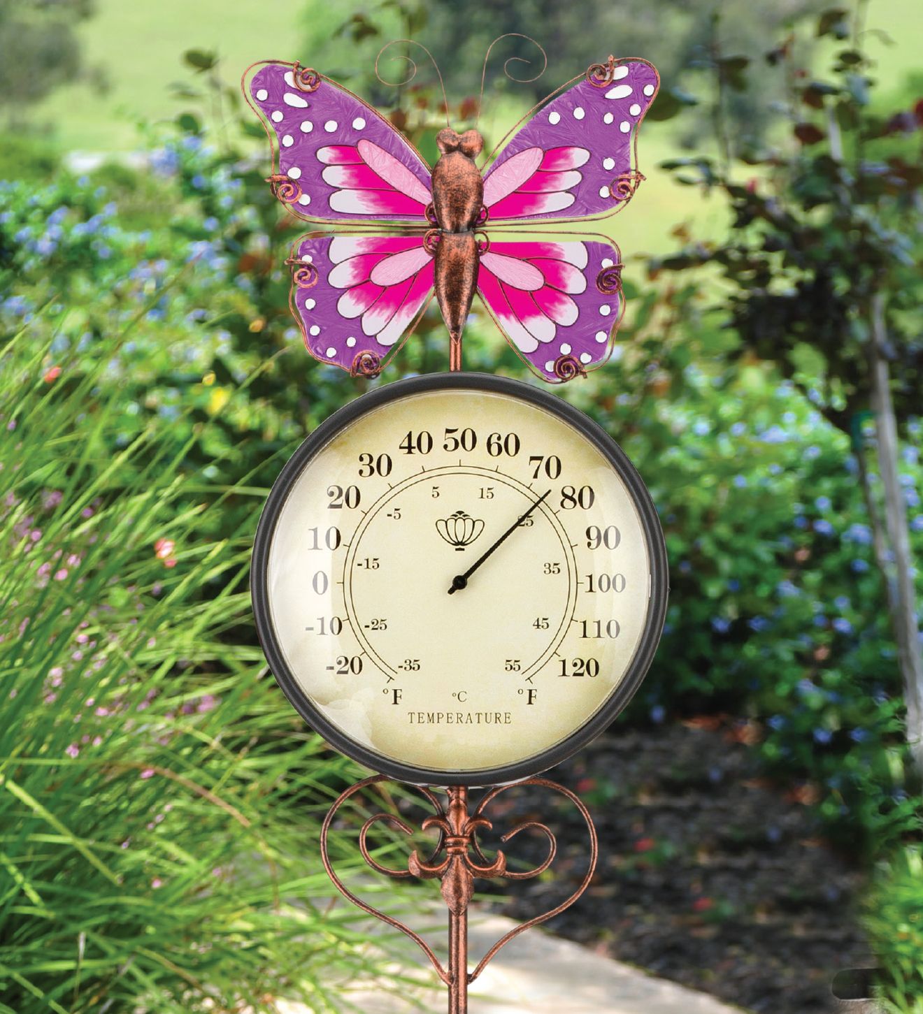 Butterfly Solar Stake