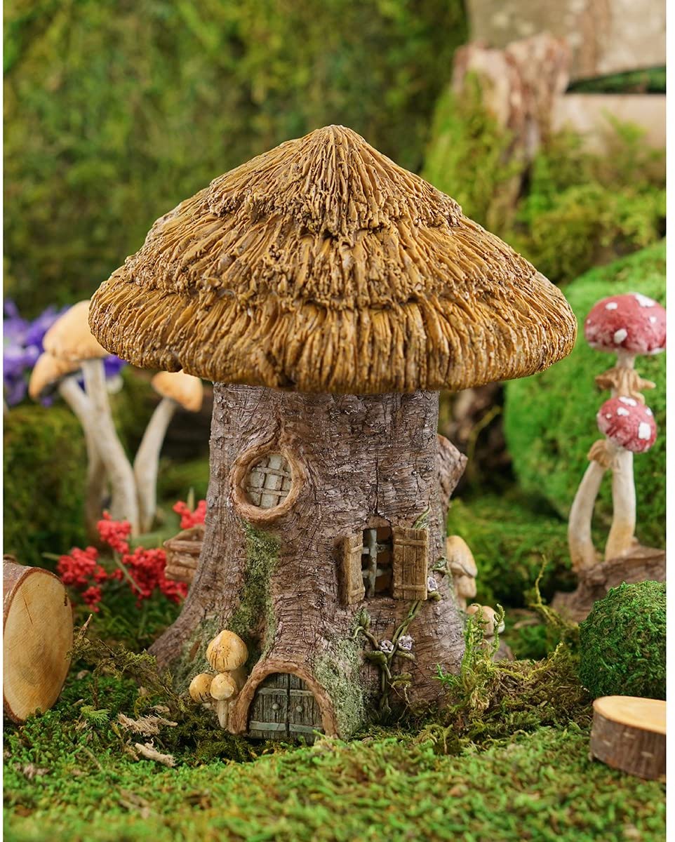 Tree Stump Fairy House