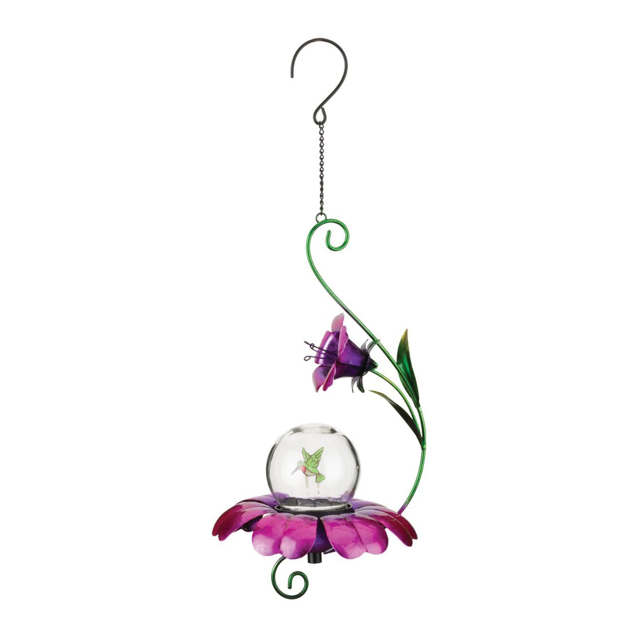 Hummingbird Twinkle Hanging Solar Garden Lantern