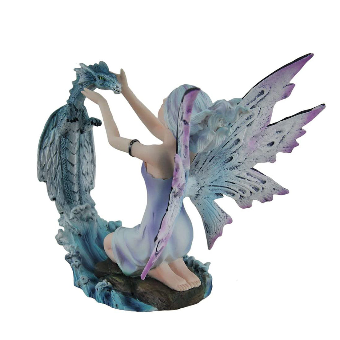 Water Fairy With Dragon Figurine