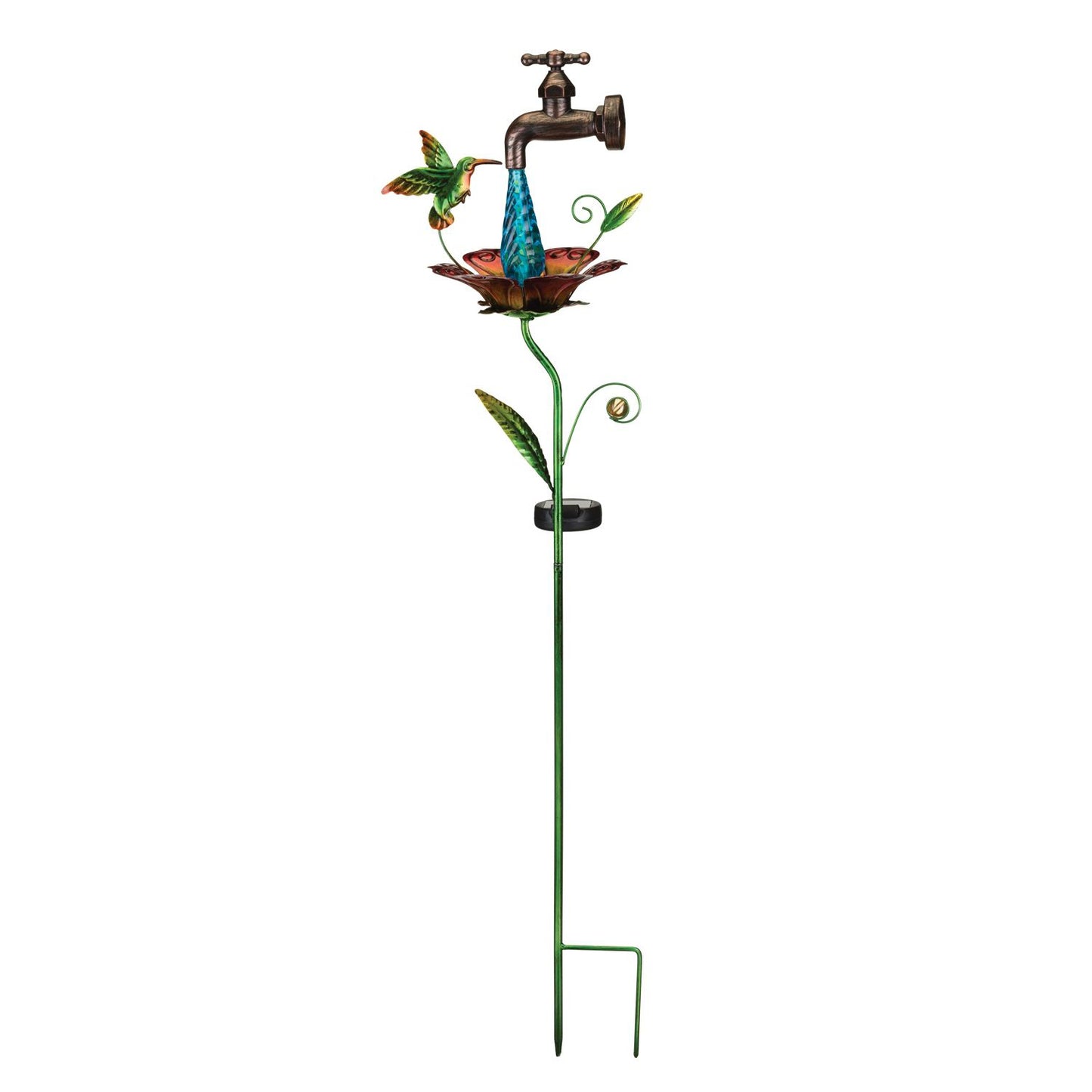 Waterdrop Solar Garden Stake