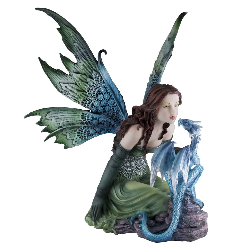 Fairy Whispering to Dragon