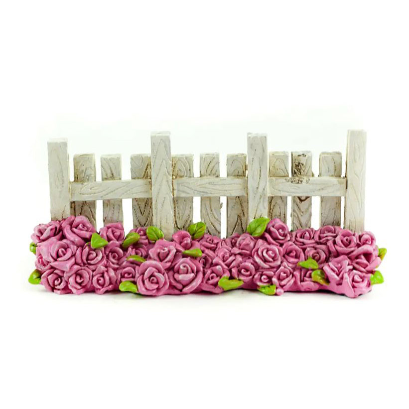 White Fence Rose Garden