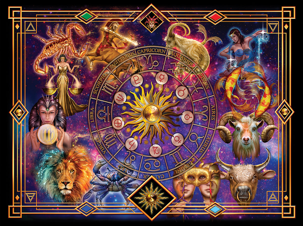 Zodiac Montage Jigsaw Puzzle - 500 pc