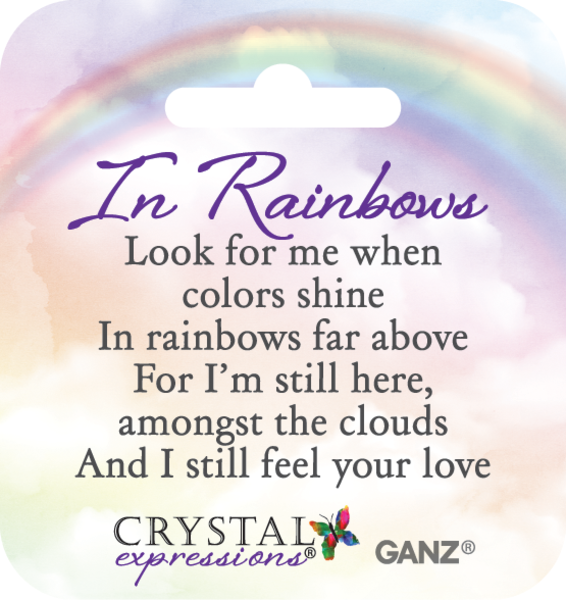 Angel Rainbow Wings Ornament