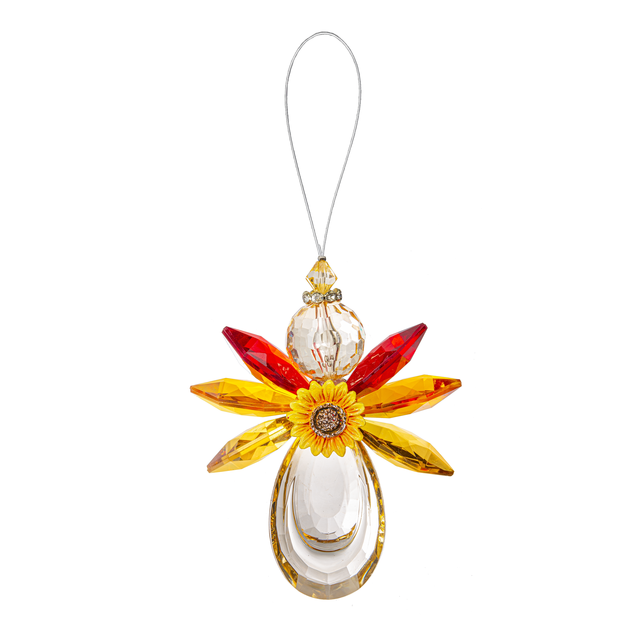 Sunflower Angel Ornament