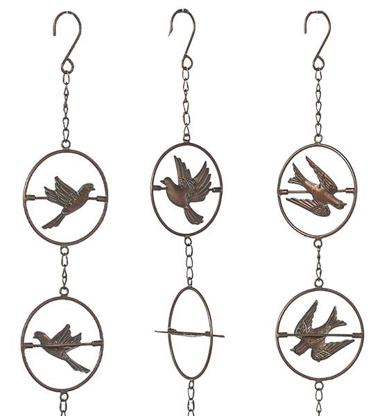 Bird Kinetic Rain Chain