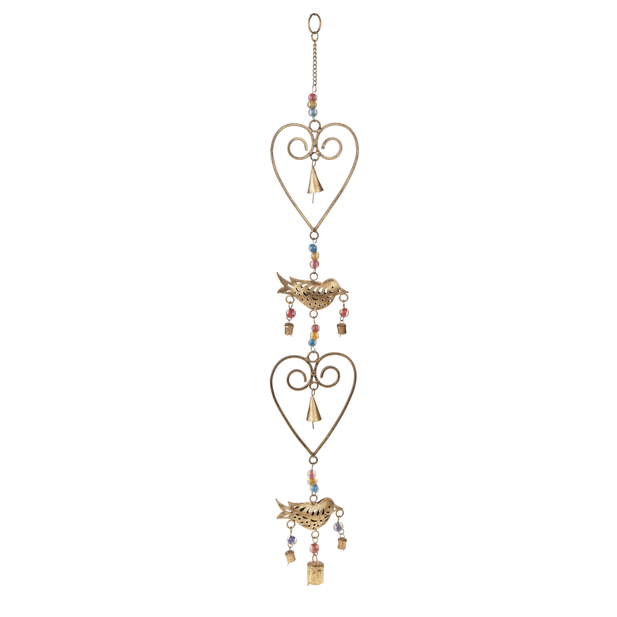 Heart Bird Windchime