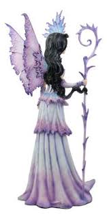 Spring Lavender Fairy Figurine