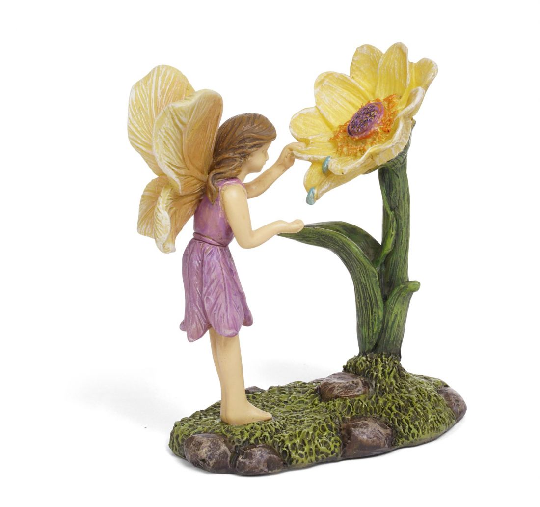 Morning Dew Fairy - Miniature Fairy Garden Accessory