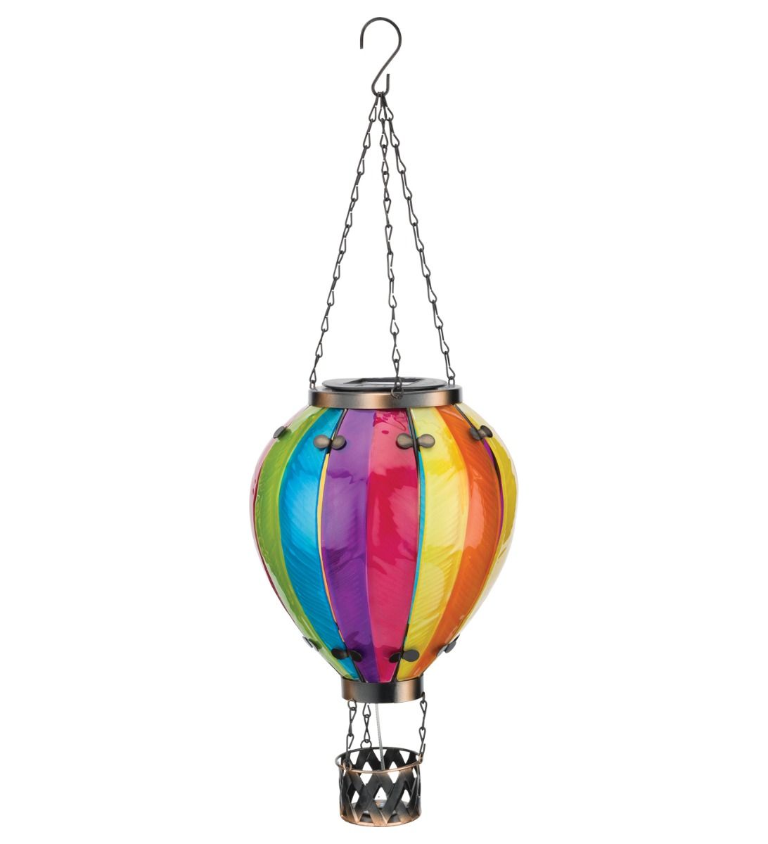 Hot Air Balloon Solar Lantern LG - Rainbow