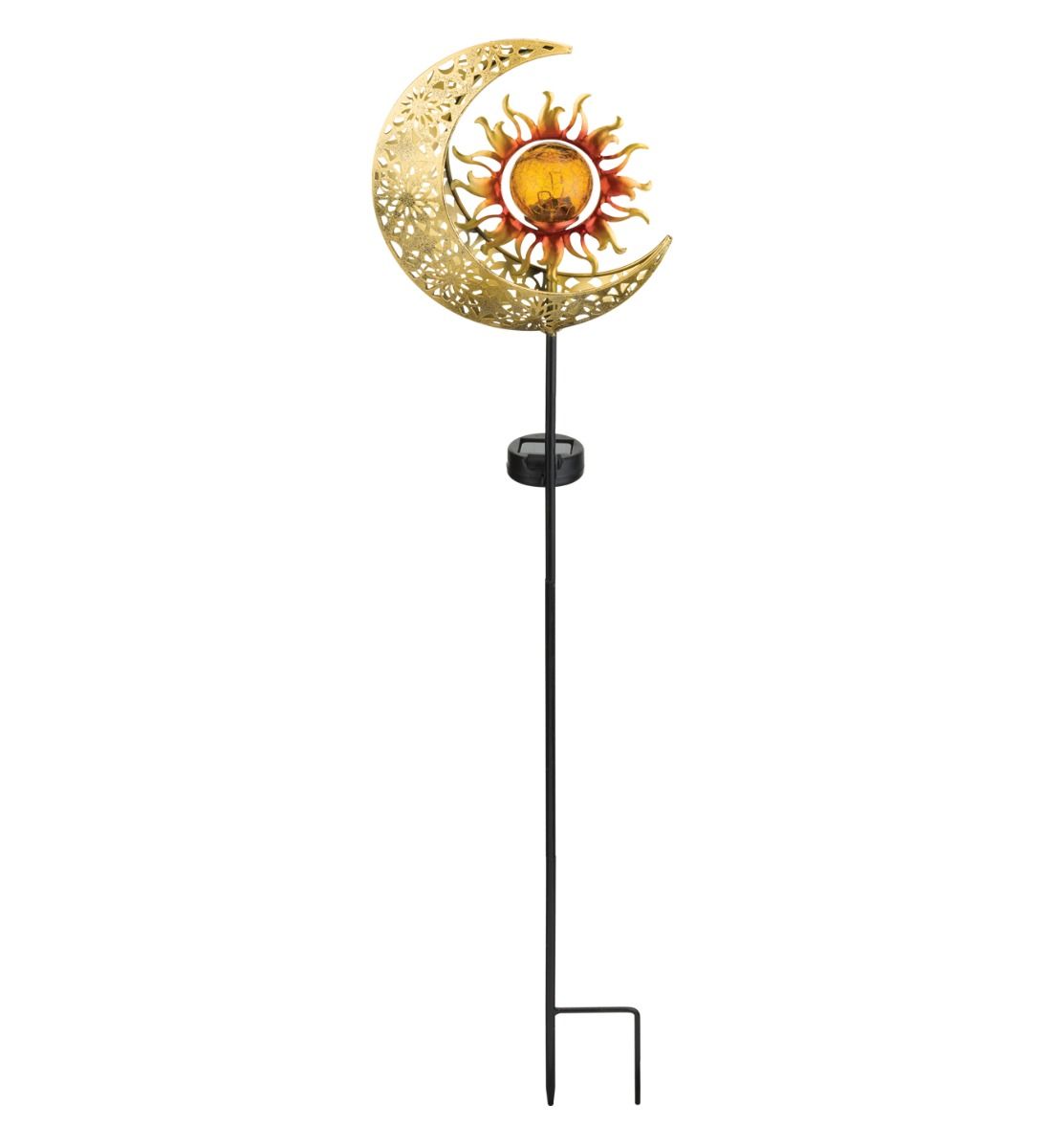 Filigree Sun Solar Garden Stake