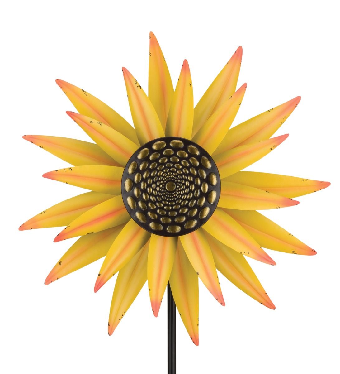 26" Sunflower Wind Spinner Garden Stake