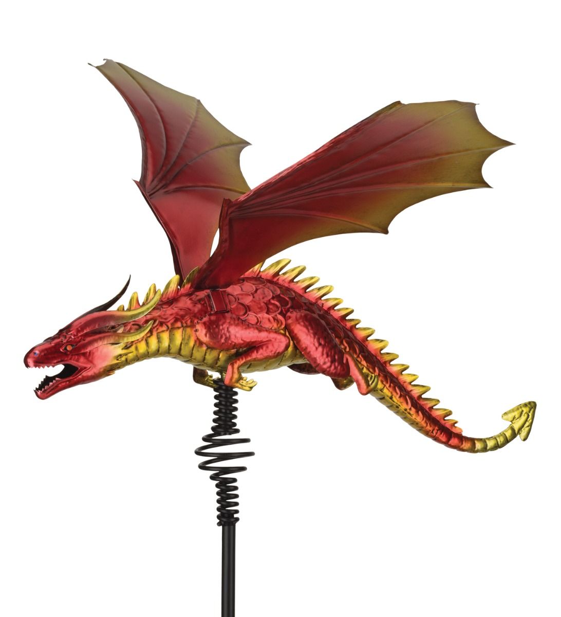 Dragon Bouncie Garden Stake - Red