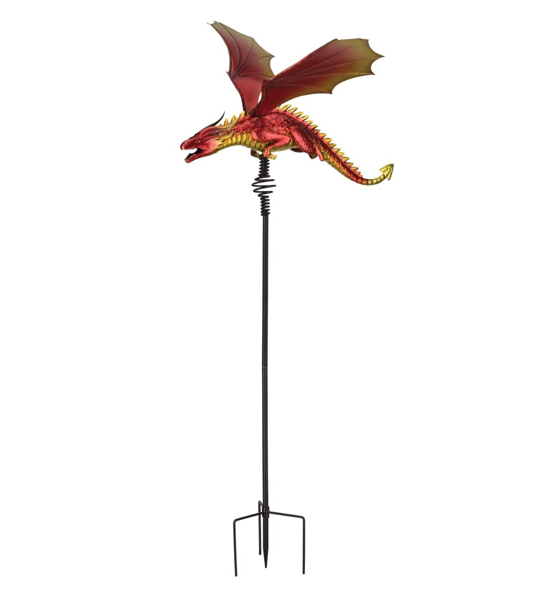 Dragon Bouncie Garden Stake - Red