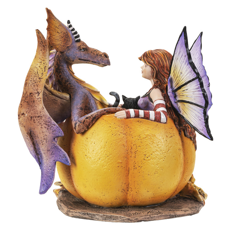 Halloween Hangout Fairy & Dragon Figurine