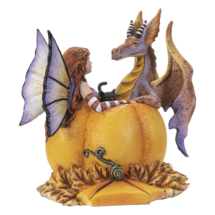 Halloween Hangout Fairy & Dragon Figurine