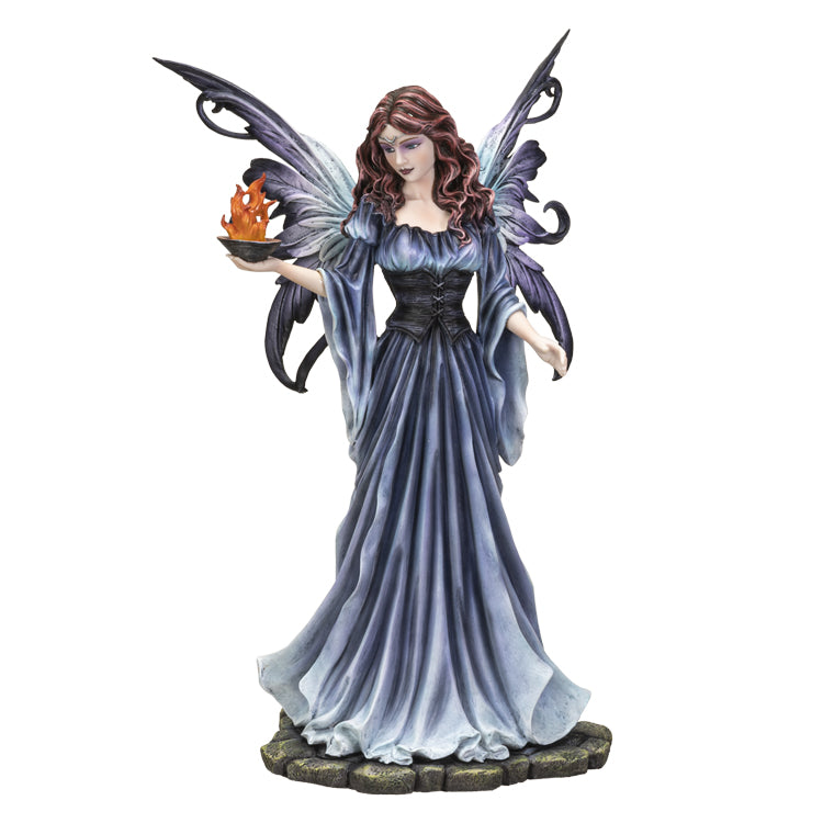 Fairy Fire Plate Figurine