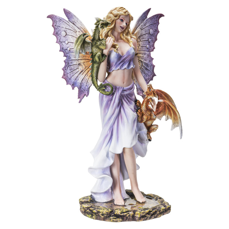 Dancing with Dragons Fairy Figurine