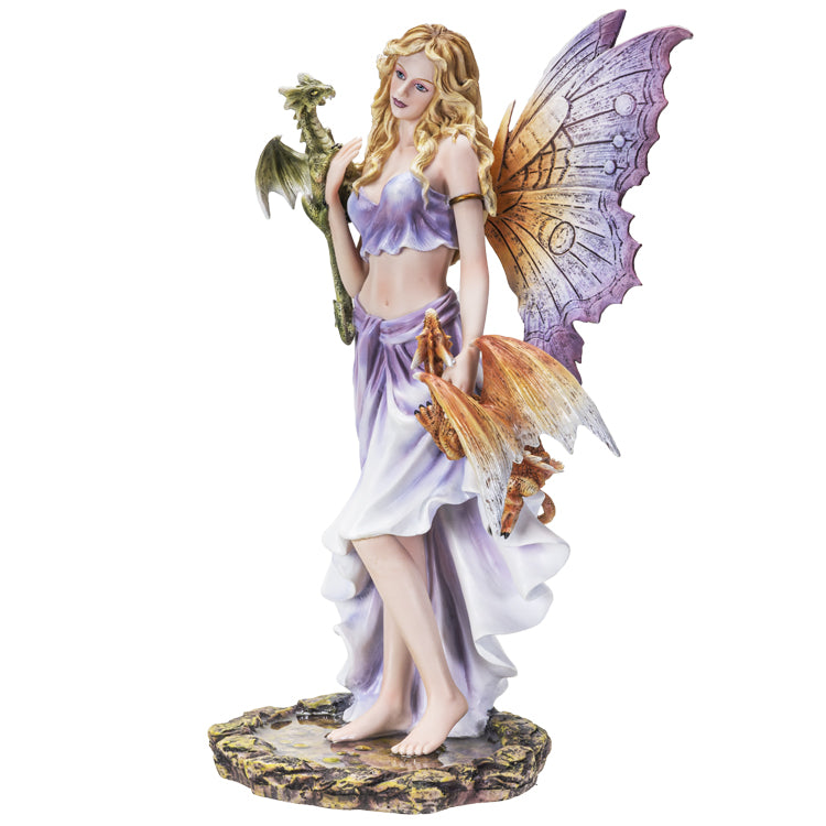 Dancing with Dragons Fairy Figurine