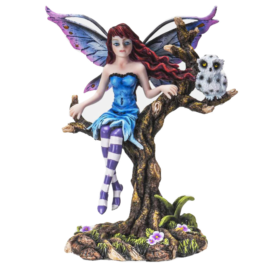 Fairyland Fairy with Owl Figurine