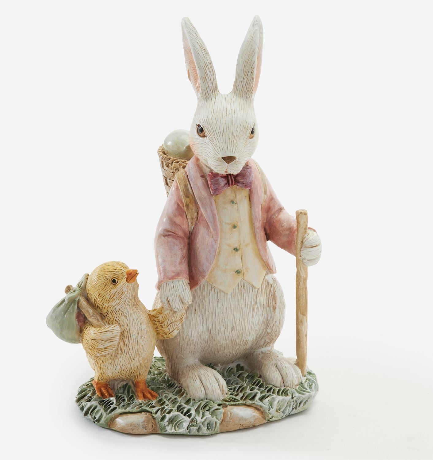 Rabbit & Chick Figurine