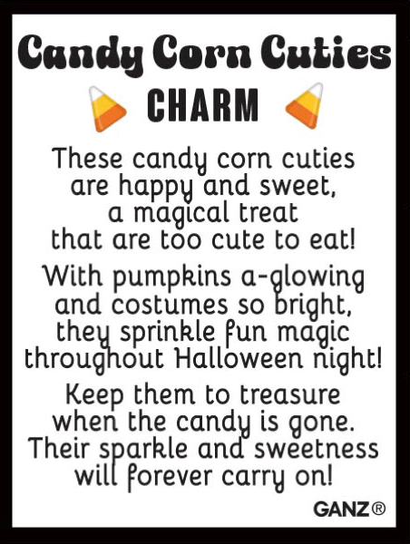 Candy Corn Cuties Pocket Charm