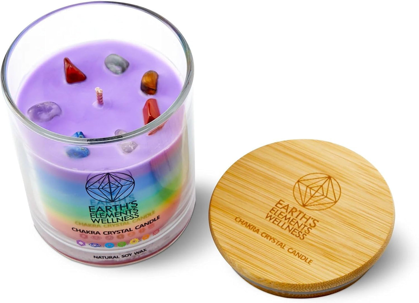 Chakra Crystal Candle